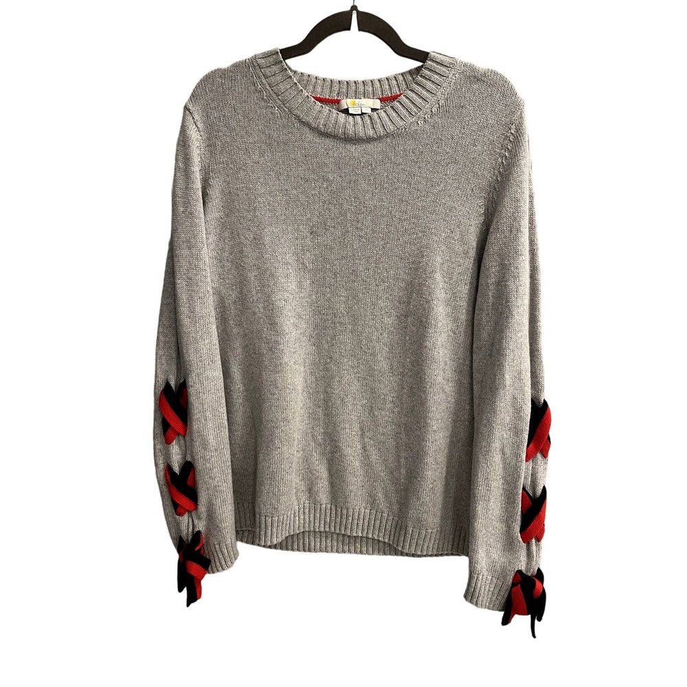 Boden Collegiate Sweater with Sleeve Ties Size XL Extra Large